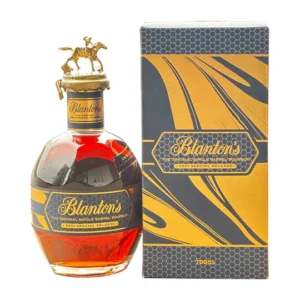 Blantons 7 collectible bourbon whiskey bottle. whiskeys