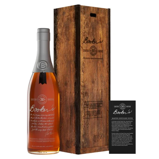 Booker’s E2 80’s 30th Anniversary collectible bourbon whiskey bottle. knob creek bourbon whiskey