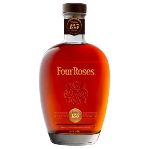 Four Roses 135th Anniversary Limited Edition Kentucky straight bourbon whiskey bottle. 45 47 whiskey