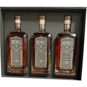 George Remus Repeal Reserve Bourbon Volume V–VII Trilogy Pack collectible whiskey set. westward whiskey​