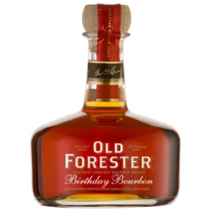 Old Forester 2012 Birthday Bourbon collectible whiskey bottle. nikka whiskey