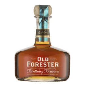 Old Forester 2015 Birthday Bourbon collectible bourbon whiskey bottle. bulleit rye whiskey​ bulleit rye whiskey​