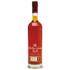 William Larue Weller 2019 collectible wheated bourbon whiskey bottle. evan williams bourbon whiskey​