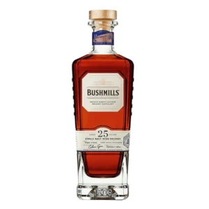 Bushmills 25 Year Old collectible single malt Irish whiskey bottle. bourbon whiskey for whiskey sour​