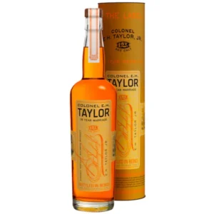 Colonel E.H. Taylor Jr. 18 Year Marriage collectible bourbon whiskey bottle. good whiskey​