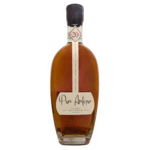 Straight Bourbon Whiskey Pure Antique 20 Year Preservation Distillery ultra-aged Kentucky bourbon bottle. whiskey road​