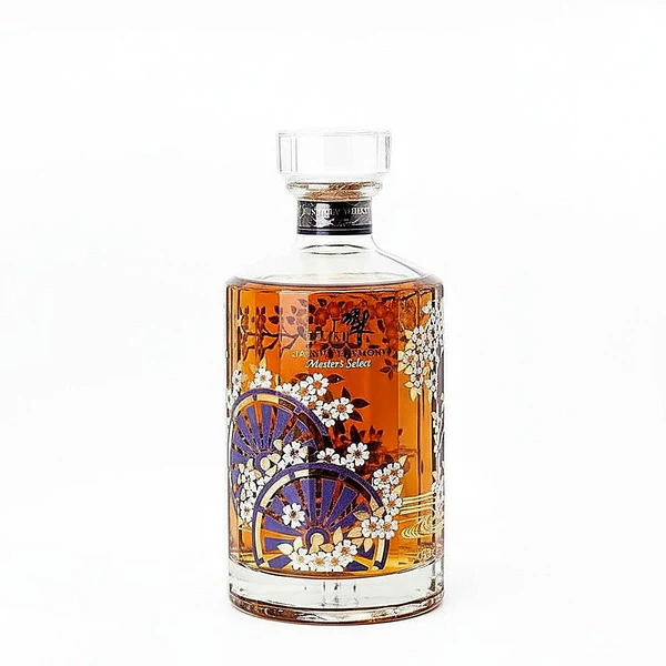 Suntory Hibiki Japanese Harmony Master's Select Limited Edition premium Japanese whisky bottle. suntory whiskey