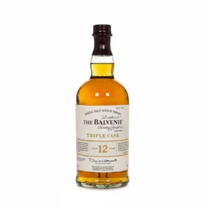 The Balvenie Triple Cask 12 Year Old Speyside single malt Scotch whisky bottle. whiskey river saloon