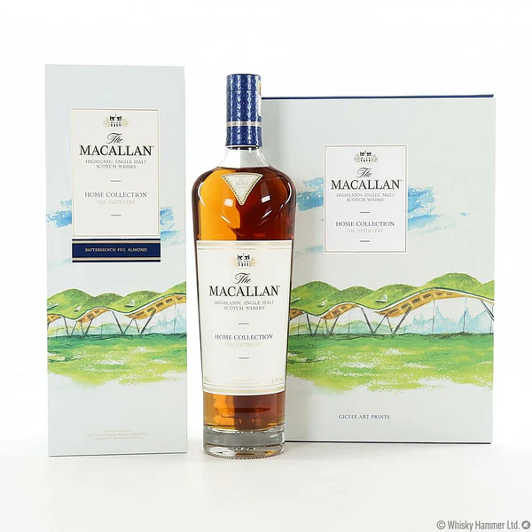 The Macallan Home Collection The Distillery premium collectible single malt Scotch whisky bottle. american kentucky whiskey