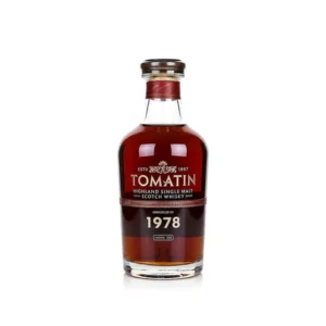 Tomatin 1978 41 Year Old premium collectible single malt Scotch whisky bottle. whiskey creek hideout​
