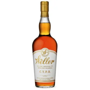W.L. Weller C.Y.P.B. Original Wheated Straight Bourbon Whiskey premium collectible bourbon bottle. sazerac rye whiskey