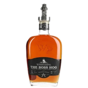 WhistlePig The Boss Hog The Samurai Scientist premium collectible rye whiskey bottle. top shelf whiskey​