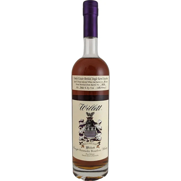 Willett Family Estate 10 Year Old Bourbon Whiskey premium collectible bourbon bottle. stranahan's colorado whiskey