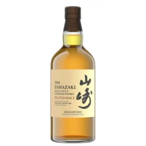 Yamazaki Peated Malt 2022 Edition premium collectible Japanese whisky bottle. best japanese whiskey​