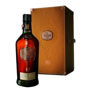 Glenfiddich 40 Year Old Single Malt Scotch Whisky rare collectible bottle. booker's bourbon whiskey
