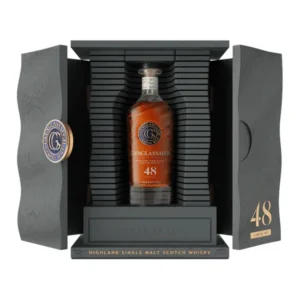 Glenglassaugh Serpentine Cask 48 Year Single Malt Scotch Whisky collectible bottle. benchmark bourbon​