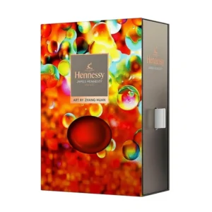 Hennessy James Hennessy XO Chinese New Year Zhang Huan collectible cognac bottle. chicken cock bourbon​