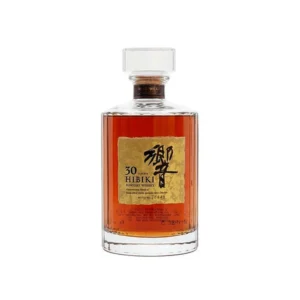 Hibiki 30 Year Old luxury Japanese whisky bottle collectible aged whisky. rip van winkle bourbon