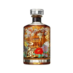 Hibiki Harmony Ryusui Hyakka 2021 Limited Edition premium Japanese whisky bottle. larceny bourbon
