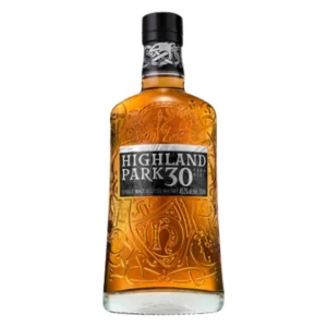Highland Park 30 Year Old luxury Scotch whisky bottle aged 30 years. high west bourbon​
