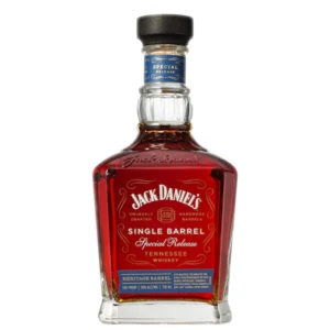 Jack Daniel's Single Barrel Heritage Barrel premium single-barrel whiskey bottle. single barrel bourbon​