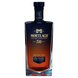 Mortlach 30 Year Old Midnight Malt collectible Scotch whisky bottle. Luxury Whisky for Penelope Bourbon Enthusiasts Luxury Whisky for Penelope Bourbon Enthusiasts