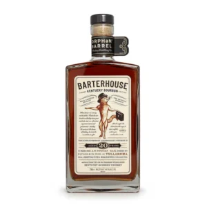 Orphan Barrel Barterhouse 20 Year Bourbon premium collectible bottle. redwood empire whiskey​