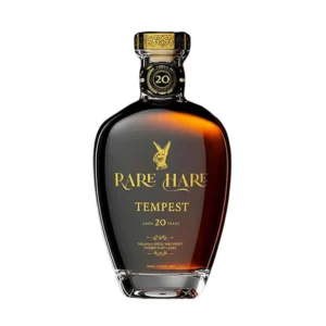 Rare Hare 20 Year Old Tempest Tasmanian Single Malt Whisky premium collectible whisky bottle. ole smoky whiskey​