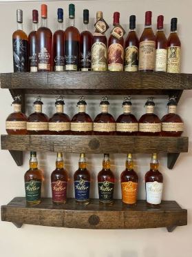 whiskey shelves